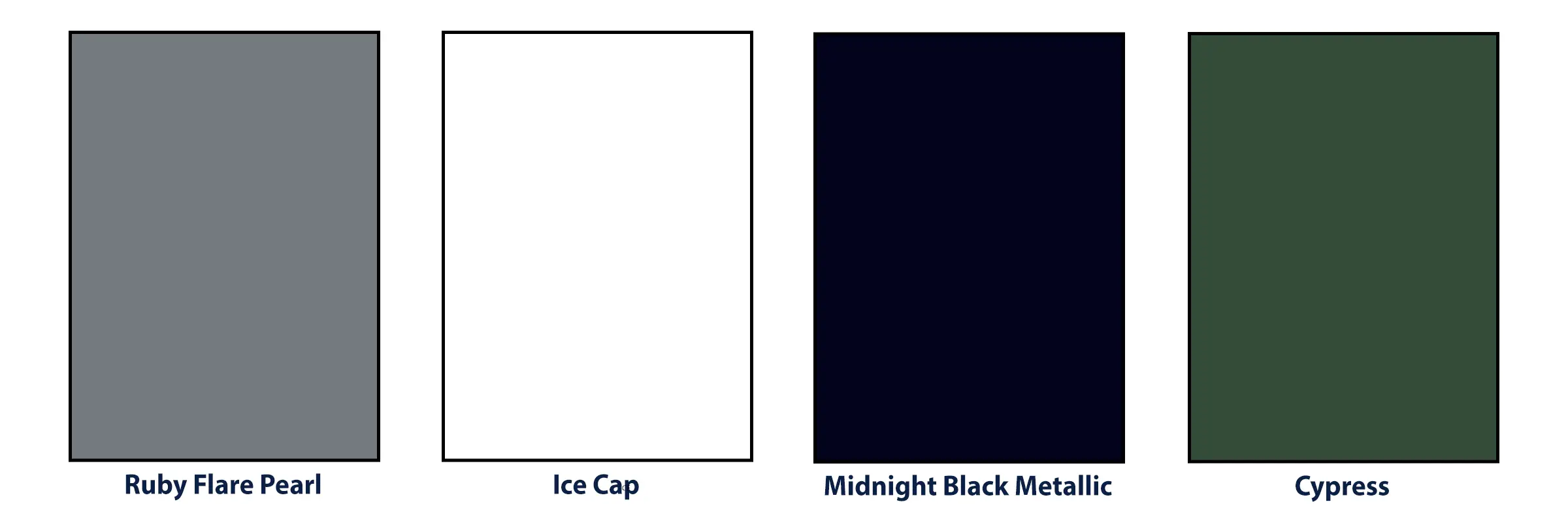 Paint colors of the 2026 Toyota Sienna Woodland Edition